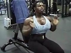 Dayana Cadeau Ebony Bodybuilder Big Tits Big Ass