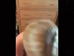 amateur blonde gets surprise facial