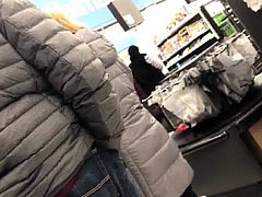 Big booty milf at Walmart with a huge ass