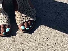 Monique Wilson Blue Toes