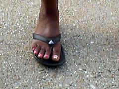 Ms. Kelia Pink Toenails