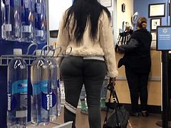 Phat Ass Deep VPL in Grey Leggings