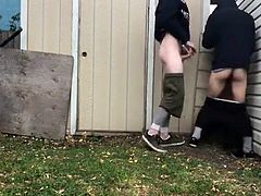 Bareback in the backyard