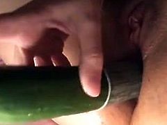 Cucumber in my ass