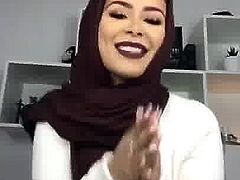 Sexy busty hijabi arab muslim