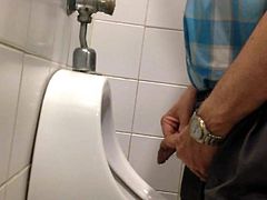 Grandpa pissing