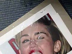 Miley Cyrus Cum Tribute