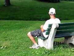 jerking in the park