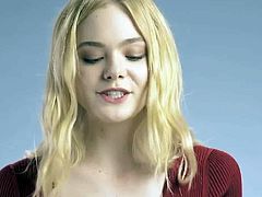 Elle Fanning sings