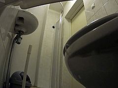 Dutch student hidden toilet cam