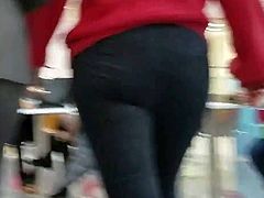 Playful lady's ass