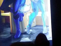 Samus and Krystal Cum Tribute