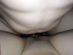 Young guy cums on her tight vagina