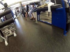 jacking in my pants at the gym 7