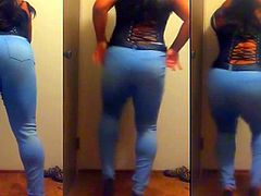 Big Booty Tranny In Tight Jeans