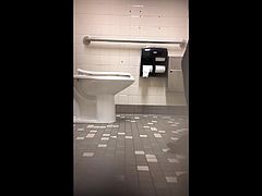 Cute college teen bathroom spy cam (1 of 7)