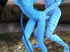 3D Toon - Blue Alians have Sex - Facial Cumshot - WWW.3DPLAY.ME - 3D Hentai