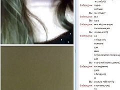 Masturbation in chat-roulette. Part 1