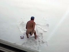 Dildo in the Snow!