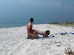 Real public beach fun