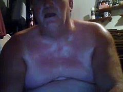 grandpa stroke on webcam