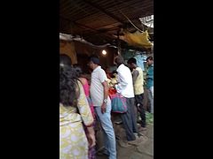 Indian Woman Spied In Market