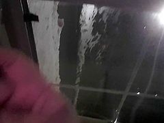 Hotel Window Masturbation