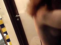 cheating czech milf riding me in shower 2