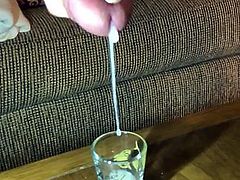 Cum filled shot glass