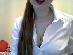 Fantastic Long Haired Hairplay, Striptease and Brushing