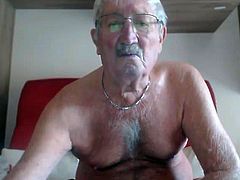 grandpa stroke on webcam