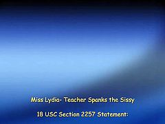 Miss Lydia- Teacher Spanks the Sissy