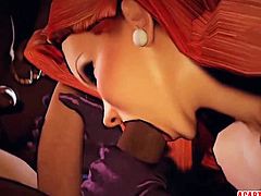 Jessica Rabbit enjoys being fucked by big cocks