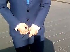 Asian boy - suit boner