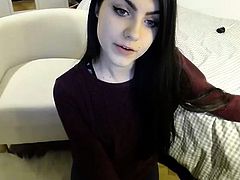 Sexy striptease on webcam