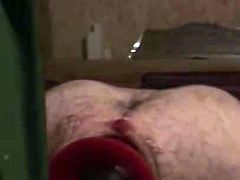 Fuckmachine with 100mm Buttplug