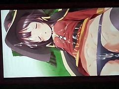 Slow-mo Megumin (Konosuba) Cum Tribute