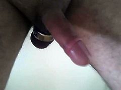 Swinging my pumped cock