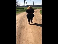 Big butt walking