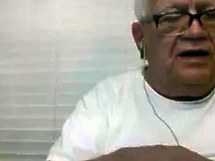 grandpa show on webcam