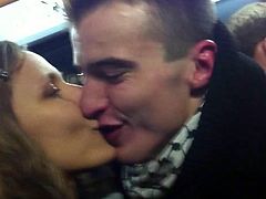 Couple Shamelessly Tongue Kissing on the Bus