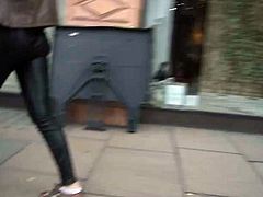 Leather trousers in London