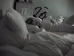 Caught girlfriend masturbating in bed