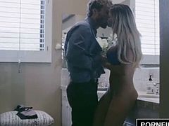 JESSA RHODES Gets Hard Bathroom Fuck - Watch Pt. 2 on PornBoobsHub.com
