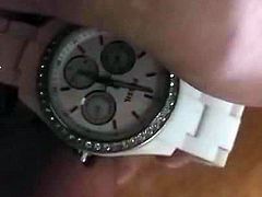 Her big fossil watch