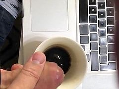 cum in coffee