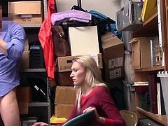 Shoplyfter - Hot Daughter Fucks Cop To Save Mom