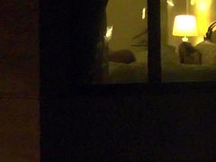 Hotel Window - Cute Couple 1