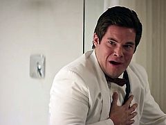 Adam Devine naked in 'Game Over Man'