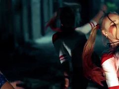 Sexy Harley Quinn's Dance